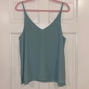 TOPSHOP Tank Size 10 Pale Turquoise